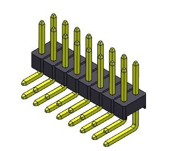 Đầu nối chân cắm 2,54mm Hàng đơn R/A LOẠI 2*2PIN đến 2*40PIN H=2,54MM