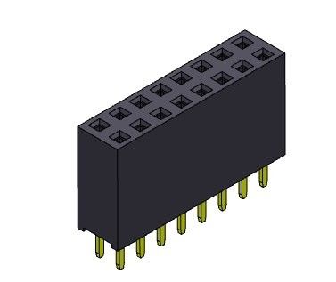 Đầu nối đầu cái 2,54mm Dual Row Dip LOẠI 2 * 2PIN đến 2 * 40PIN H = 11,00mm