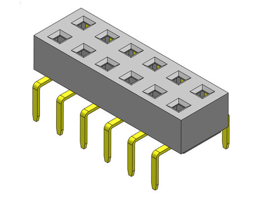 Đầu nối đầu cái 2,54mm Dual Row Dual Entry LOẠI 2 * 2PIN đến 2 * 40PIN H = 3,00mm