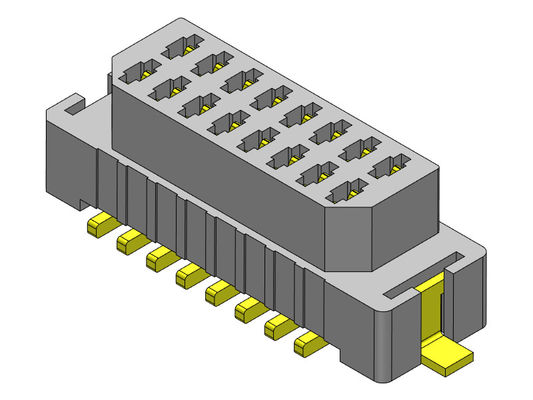 06-30 Pin SMT Board To Board Connector Pitch 1.00mm UL94V0 LCP