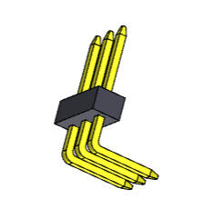 Đầu nối chân cắm 1.0mm Góc đơn một hàng LOẠI 1 * 2PIN đến 1 * 40PIN H = 1.0mm