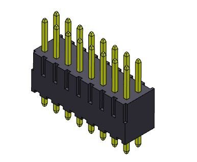Đầu nối chân cắm 2,54mm LOẠI DIP hàng kép 2 * 2PIN đến 2 * 40PIN H = 7,40MM