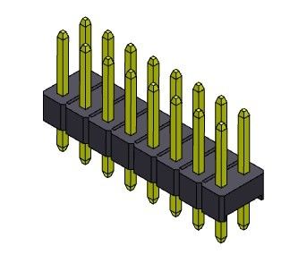 Đầu nối chân cắm 2,54mm LOẠI DIP hàng kép 2 * 2PIN đến 2 * 40PIN H = 2,54MM