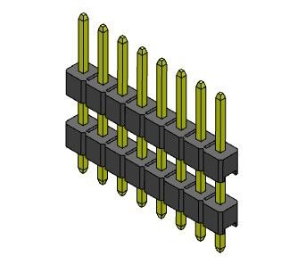 Đầu nối chân cắm 2,54mm Hàng thẳng LOẠI 1 * 2PIN đến 1 * 40PIN