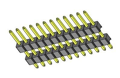 Đầu nối chân cắm 2,54mm Hàng thẳng LOẠI 1 * 2PIN đến 1 * 40PIN