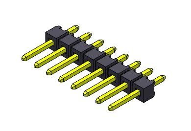 Đầu nối chân cắm 2,54mm LOẠI DIP một hàng 1 * 2PIN đến 1 * 40PIN H = 2,54MM