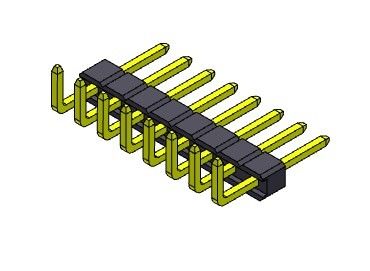 Đầu nối chân cắm 2,54mm Hàng đơn R/A LOẠI 1*2PIN đến 1*40PIN H=2,54MM