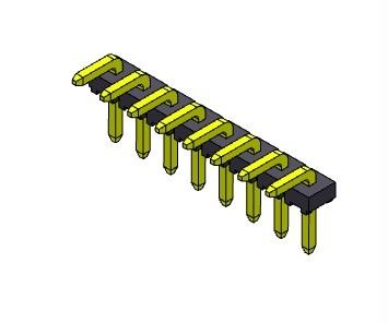 Đầu nối chân cắm 2,54mm Hàng đơn R/A LOẠI 1*2PIN đến 1*40PIN H=2,54MM H=1,5MM
