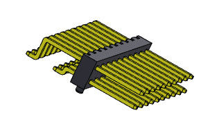 Đầu nối chân cắm 2,00mm Hàng đơn SMT LOẠI 2 * 2PIN đến 2 * 40PIN H = 2,00MM
