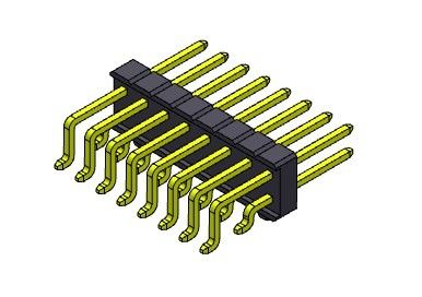 Đầu nối chân cắm 2,54mm LOẠI SMT một hàng có chốt 2 * 2PIN đến 2 * 40PIN H = 2,54MM