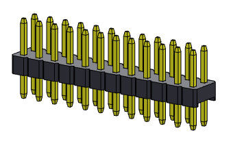 Đầu nối chân cắm 2.00mm Dual Row Dip TYPE 2*2PIN To 2*40PIN H=2.00MM