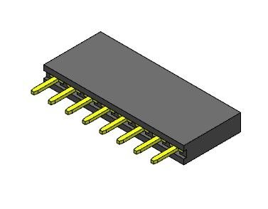 Đầu nối đầu cái nhúng một hàng 2,54mm 1 * 2PIN đến 1 * 40PIN H = 8,50mm