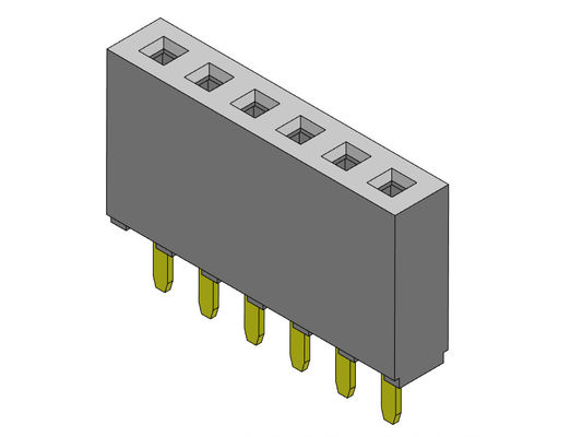 Đầu nối tiêu đề nữ 2,54mm Loại nhúng một hàng LOẠI 1 * 2PIN đến 1 * 40PIN H = 8,50mm