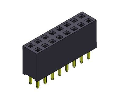 Đầu nối đầu cái 2,54mm Dual Row Dip LOẠI 2 * 2PIN đến 2 * 40PIN H = 8,50mm