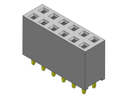 Đầu nối đầu cái 2,54mm Dual Row Dip LOẠI 2 * 2PIN đến 2 * 40PIN H = 8,50mm