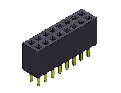 Đầu nối đầu cái 2,54mm Dual Row Dip LOẠI 2 * 2PIN đến 2 * 40PIN H = 8,50mm