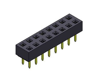 Đầu nối đầu cái 2,54mm Dual Row Dip LOẠI 2 * 2PIN đến 2 * 40PIN H = 3,50mm