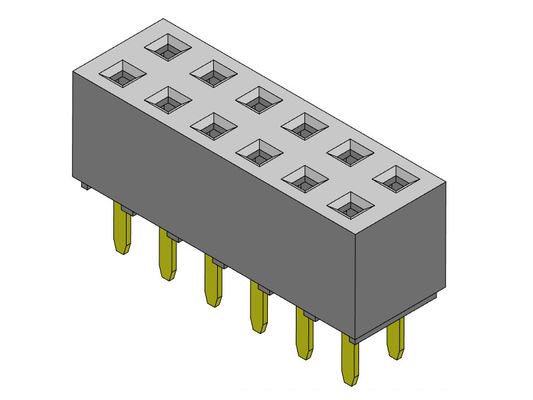 Đầu nối tiêu đề nữ 2,54mm Dual Row Dip LOẠI 2 * 2PIN đến 2 * 40PIN H = 5,60mm