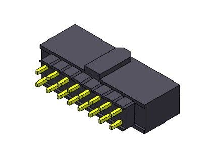 2 * 2PIN đến 2 * 40PIN Tiêu đề nữ 2,54 Mm Nâng cao hàng kép LOẠI phù hợp