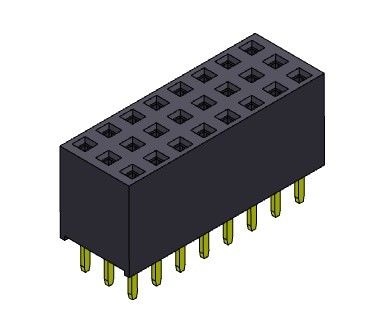 Đầu nối pin nữ kiểu nhúng ba hàng 2,54 Mm 3 * 3PIN đến 3 * 40PIN