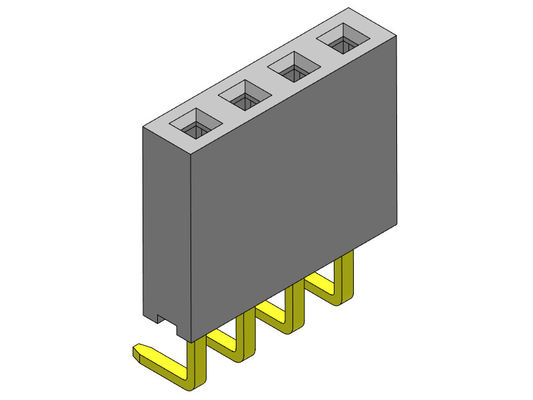 Đầu nối đầu nữ 2,54mm Nhúng góc phải LOẠI 1 * 2PIN đến 1 * 40PIN H = 8,50mm
