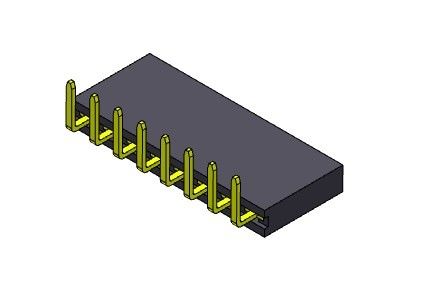 Đầu nối đầu nữ 2,54mm Nhúng góc phải LOẠI 1 * 2PIN đến 1 * 40PIN H = 8,50mm