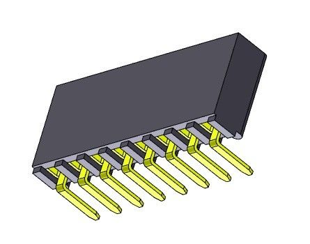 2,54mm Đầu nối đầu PCB góc phải Đầu nối chân Đầu nữ nhúng LOẠI 1 * 2PIN đến 1 * 40PIN