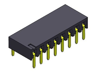 Đầu nối nhúng một hàng 2,54mm Loại 1 * 2PIN đến 1 * 40PIN H = 3,40mm
