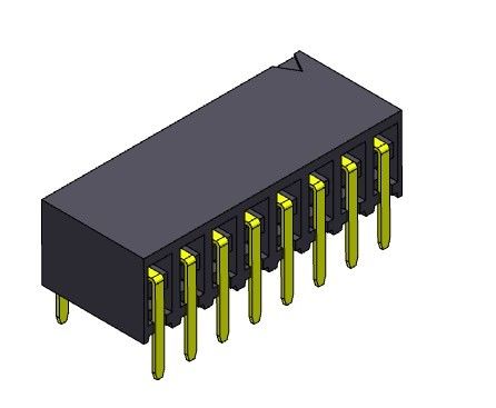 2 * 2PIN đến 2 * 40PIN Đầu nối tiêu đề PCB 2,54mm LOẠI nhúng hàng kép