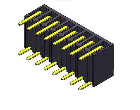 2 * 2PIN đến 2 * 40PIN Đầu nối tiêu đề PCB 2,54mm LOẠI nhúng hàng kép