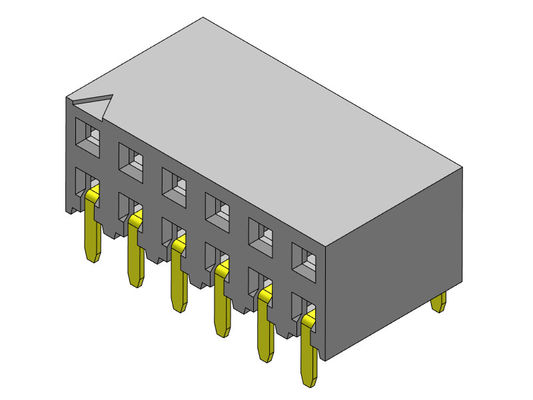 2 * 2PIN đến 2 * 40PIN Đầu nối tiêu đề PCB 2,54mm LOẠI nhúng hàng kép