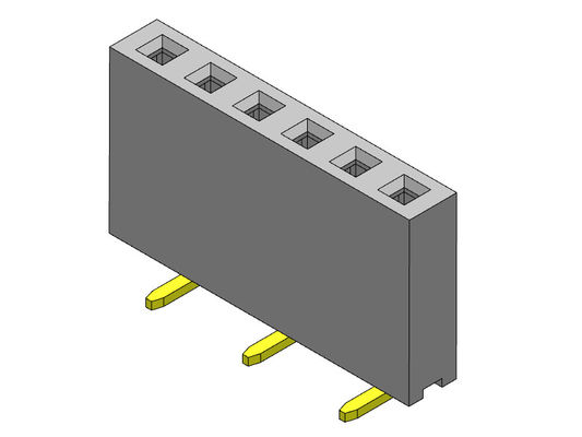 Đầu nối tiêu đề nữ 2,54mm Hàng đơn SMT LOẠI 1 * 2PIN đến 1 * 40PIN H = 8,50mm