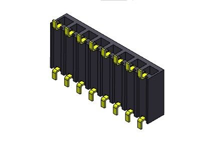 Đầu nối tiêu đề nữ 2,54mm Mục nhập một hàng LOẠI 1 * 2PIN đến 1 * 40PIN H = 3,40mm