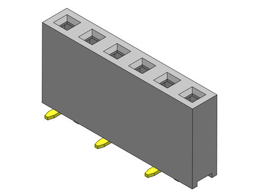 Đầu nối tiêu đề nữ 2,54mm Hàng đơn SMT LOẠI 1 * 2PIN đến 1 * 40PIN H = 7,50mm