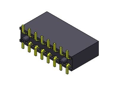 Đầu nối tiêu đề nữ 2,54mm Hàng kép SMT LOẠI 2 * 2PIN đến 2 * 40PIN H = 11,00mm