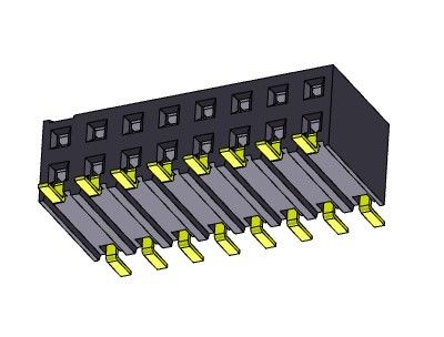 Đầu nối tiêu đề PCB 2,54mm Đầu nối bề mặt mục nhập hàng kép 2 * 2PIN đến 2 * 40PIN