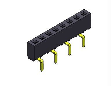 Đầu nối tiêu đề nữ 2,54mm Loại một hàng kép Nhập 1 * 2PIN đến 1 * 40PIN H = 5,00mm