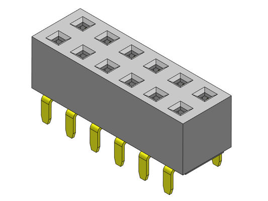 Đầu nối đầu cái 2,54mm Dual Row Dual Entry LOẠI 2 * 2PIN đến 2 * 40PIN H = 5,00mm