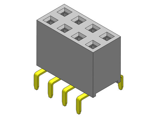 Đầu nối đầu cái 2,54mm Dual Row Dual Entry LOẠI 2 * 2PIN đến 2 * 40PIN H = 7,10mm