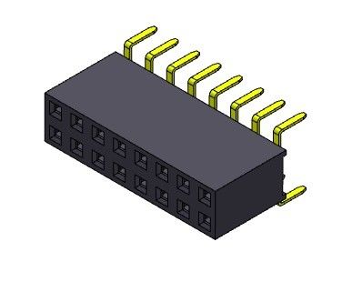 2.54mm Dual Row Dual Entry Pin Nữ Header Connector 2 * 2PIN đến 2 * 40PIN