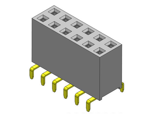 2.54mm Dual Row Dual Entry Pin Nữ Header Connector 2 * 2PIN đến 2 * 40PIN