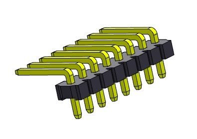 Đầu nối chân cắm 3,96mm Hàng đơn R/A LOẠI 1*2PIN đến 1*24PIN H=3,18MM