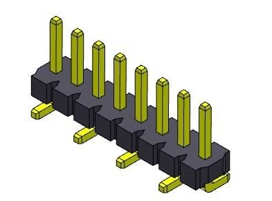 Đầu nối chân cắm 3,96mm Hàng đơn SMT LOẠI 1 * 2PIN đến 1 * 24PIN H = 3,18MM