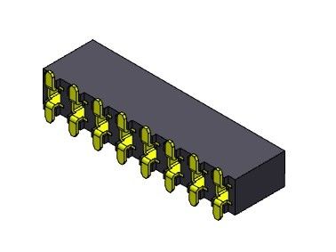 Đầu nối tiêu đề SMT PCB hàng kép 3,96mm 2 * 2PIN đến 2 * 24PIN H 8,89mm