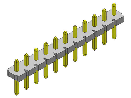Đầu nối chân cắm 5,08mm Loại nhúng một hàng LOẠI 1 * 2PIN đến 1 * 20PIN H = 2,54MM