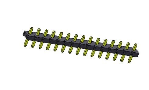 Đầu nối chân cắm 5,08mm Loại nhúng một hàng LOẠI 1 * 2PIN đến 1 * 20PIN H = 2,54MM