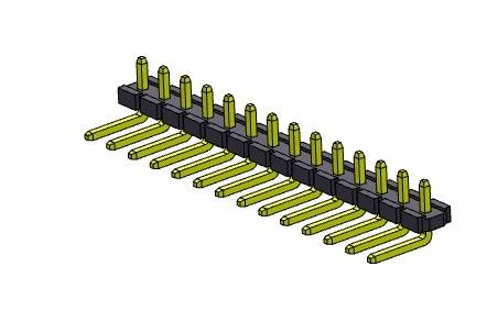 Đầu nối chân cắm 5,08mm Hàng đơn R/A LOẠI 1*2PIN đến 1*20PIN H=2,54MM