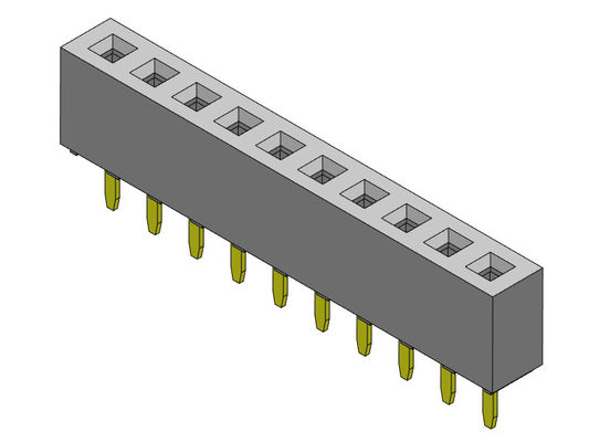 Đầu nối tiêu đề nữ 2,00mm Loại nhúng một hàng LOẠI 1 * 2PIN đến 1 * 40PIN H = 4,30mm