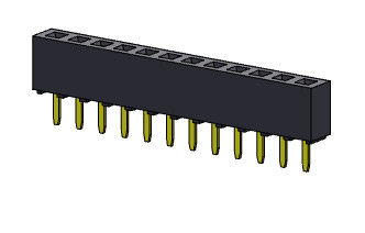 Đầu nối tiêu đề nữ 2,00mm Loại nhúng một hàng LOẠI 1 * 2PIN đến 1 * 40PIN H = 4,30mm