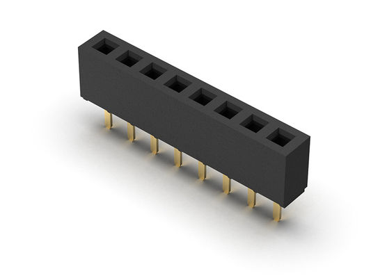 Đầu nối tiêu đề nữ 2,00mm Loại nhúng một hàng LOẠI 1 * 2PIN đến 1 * 40PIN H = 4,30mm
